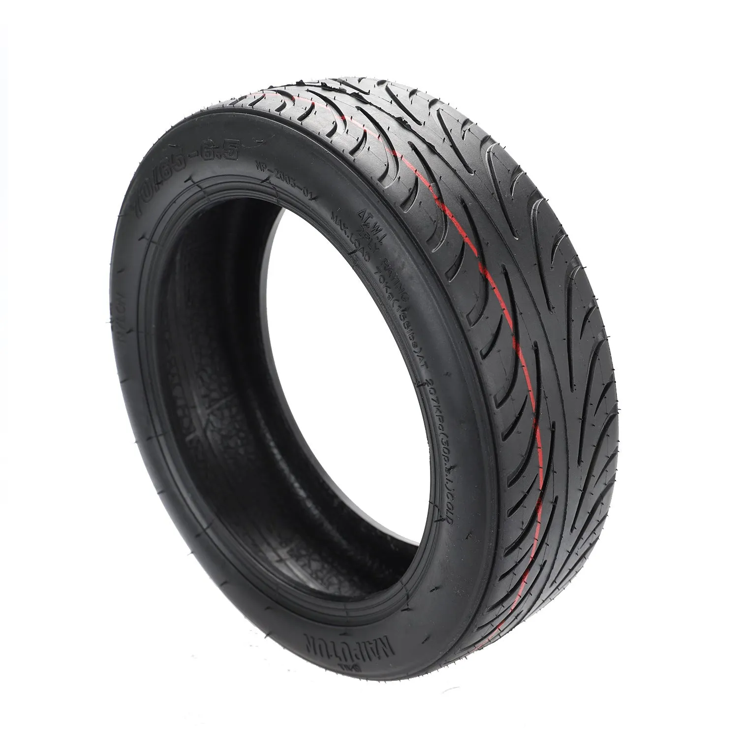 10 Inch 70.60-6.5 Vacuum Tire for Scooter, Durable and Thickened, Ninebot Balance Car Accessories