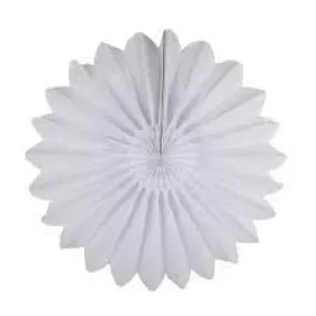 12-inch White Paper Fans 2ct