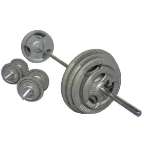 140kg Cast Iron Standard Barbell Dumbbell Set (Package Price)