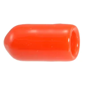 1/4" x 5/8" Red Vinyl Plastic Vacuum Caps (6 pcs.)