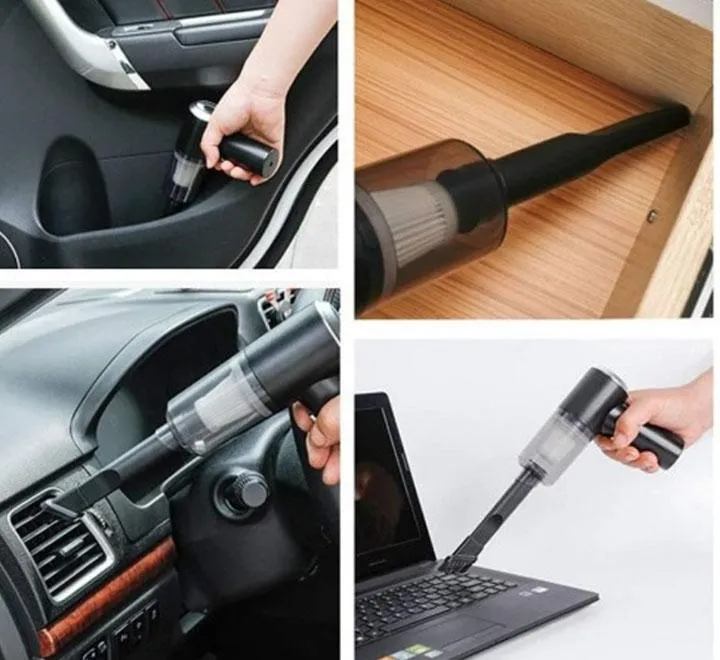 2 in 1 Car & Home Mini Portable Vacuum Cleaner