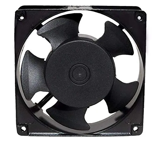 220V AC Power Cooling Fan Axial Metal Black Fan