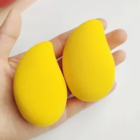 3pcs Makeup Sponges | Blender Beauty Tool For Liquid | Powder | Cream | Portable Mango Shaped Makeup Sponge