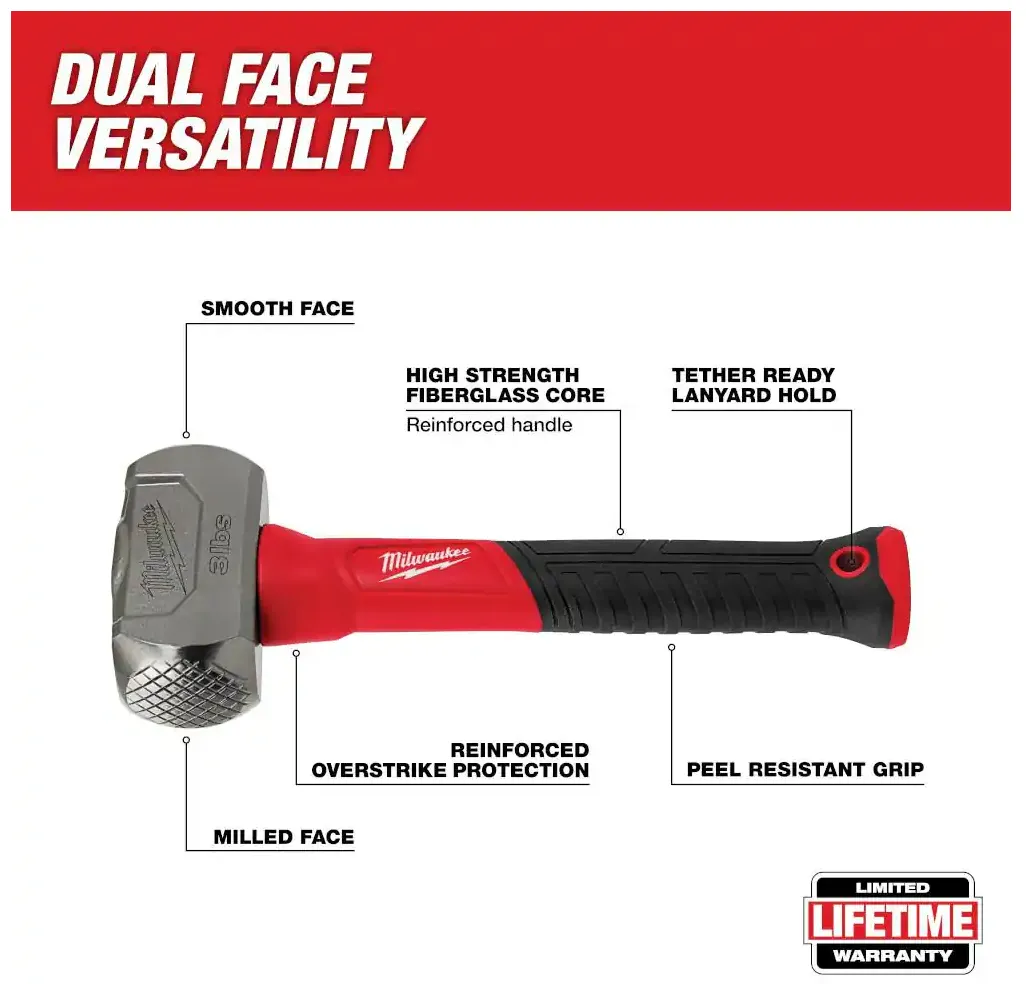 48-22-9310 Milwaukee 3lb Fiberglass Drilling Hammer