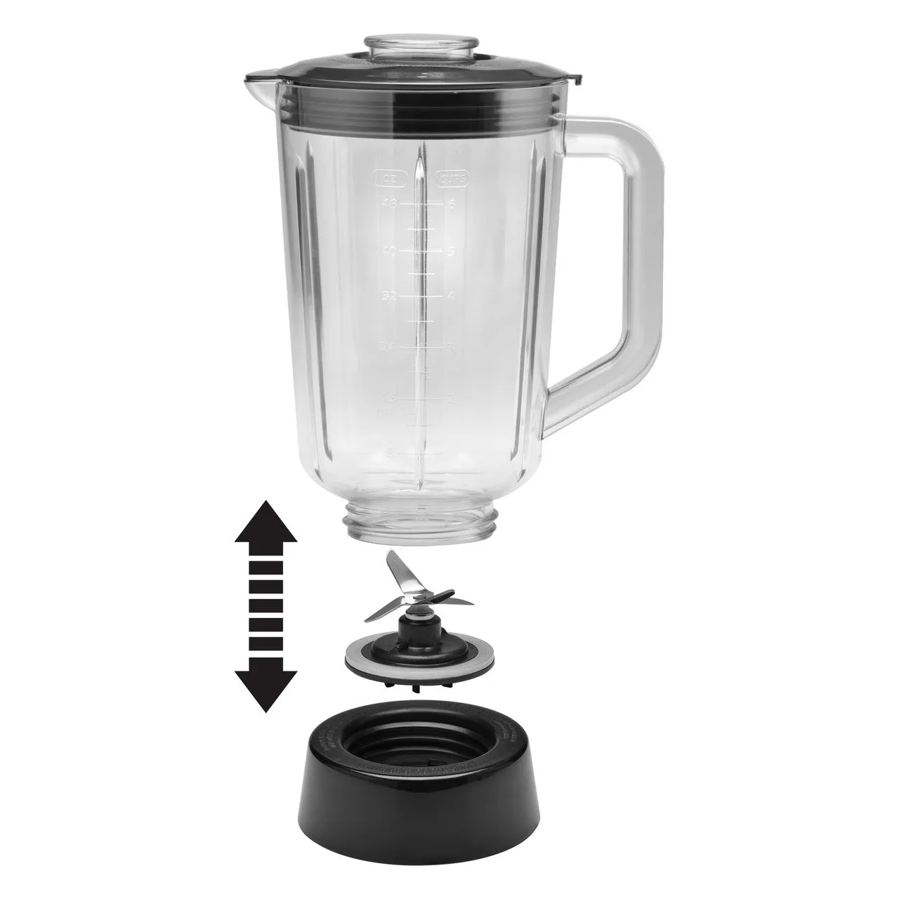 5 Speed Blender with 48-oz Plastic Jar