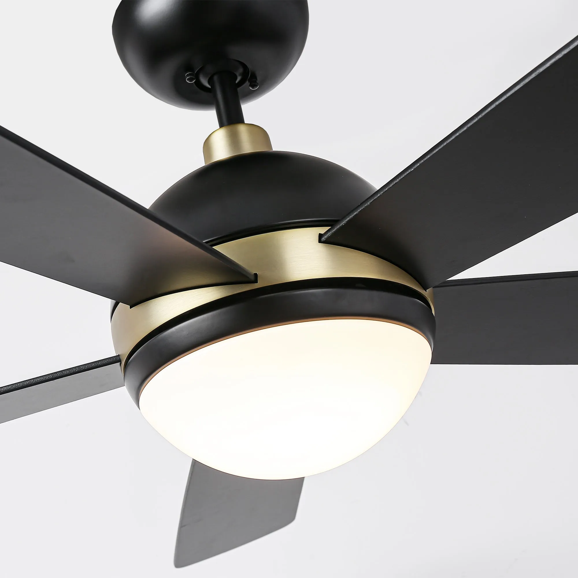 52" Indutrial 5 Blades Ceiling Fan with LED Lighting