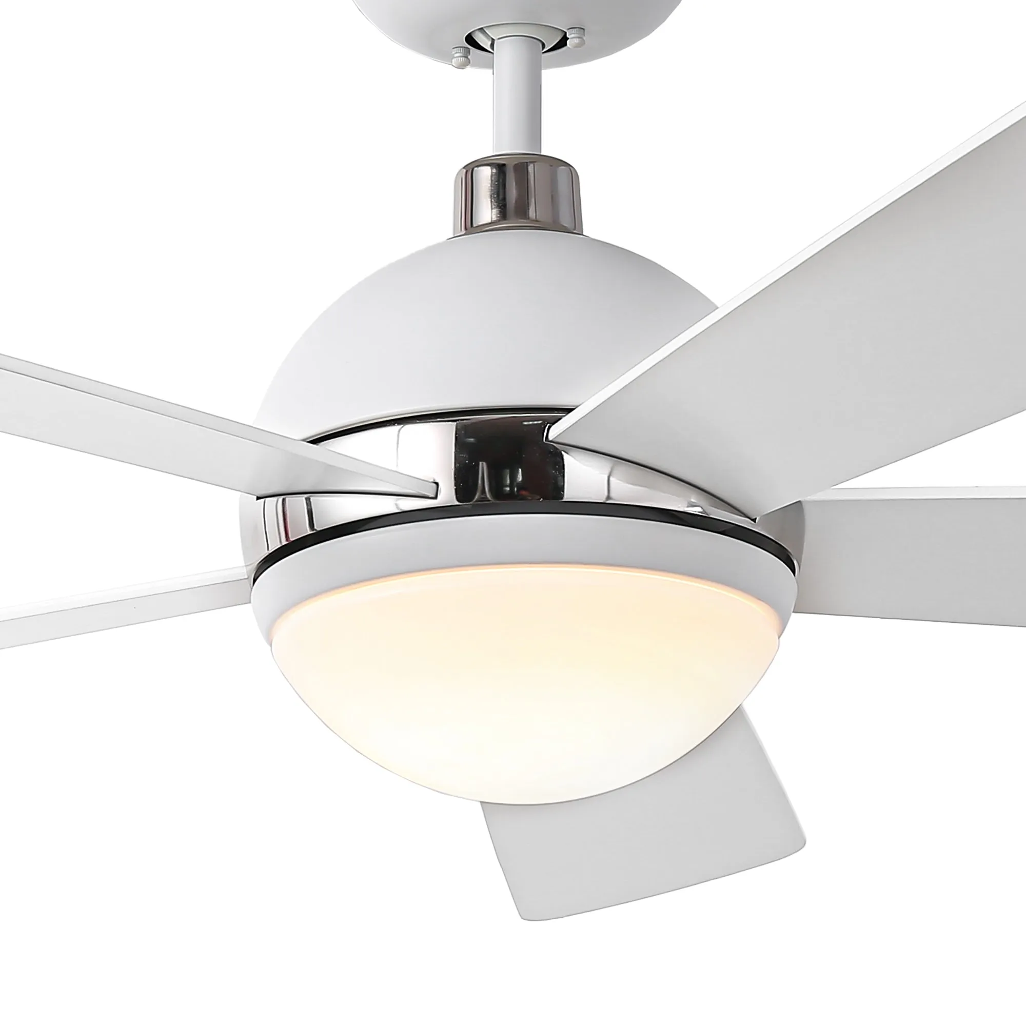 52" Indutrial 5 Blades Ceiling Fan with LED Lighting