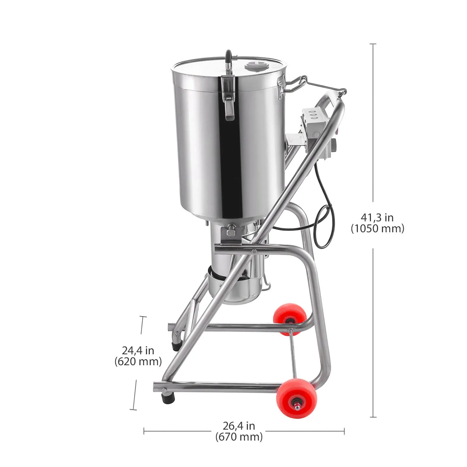 A-QS8032 Food Chopper | 32 L | Large Food Processor | Stainless Steel | 1400RPM Motor | Wide Application