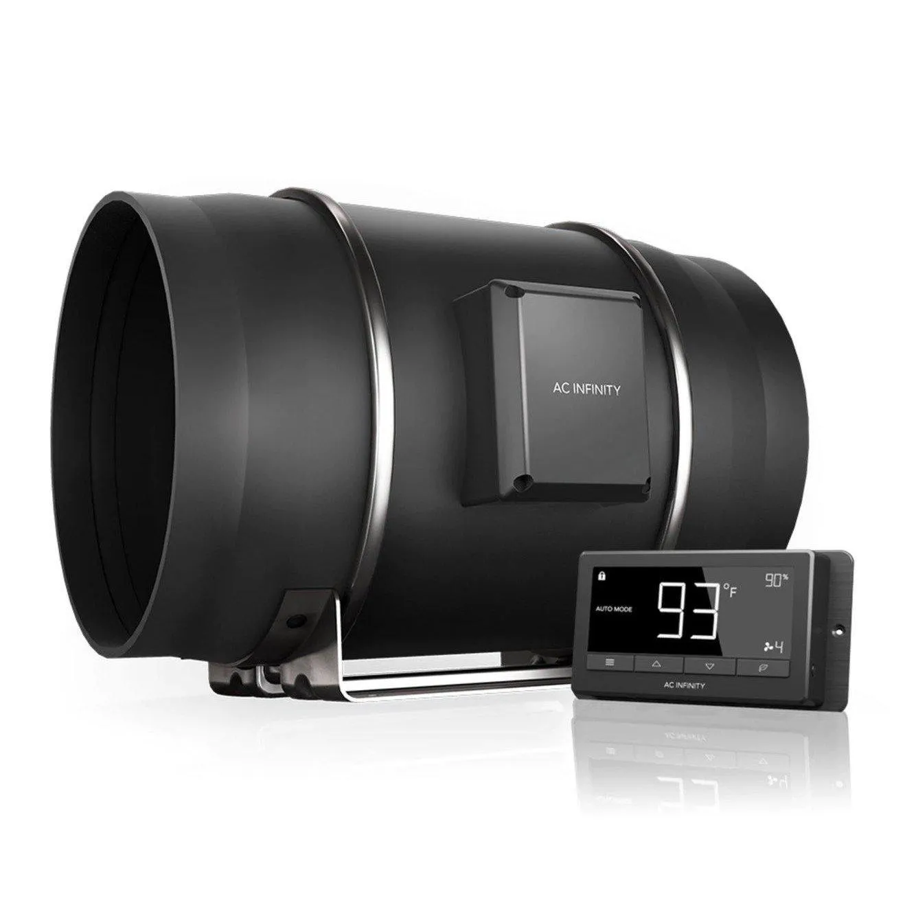 AC Infinity Cloudline T Series Inline Fans with LCD Temp and Humidity Controller