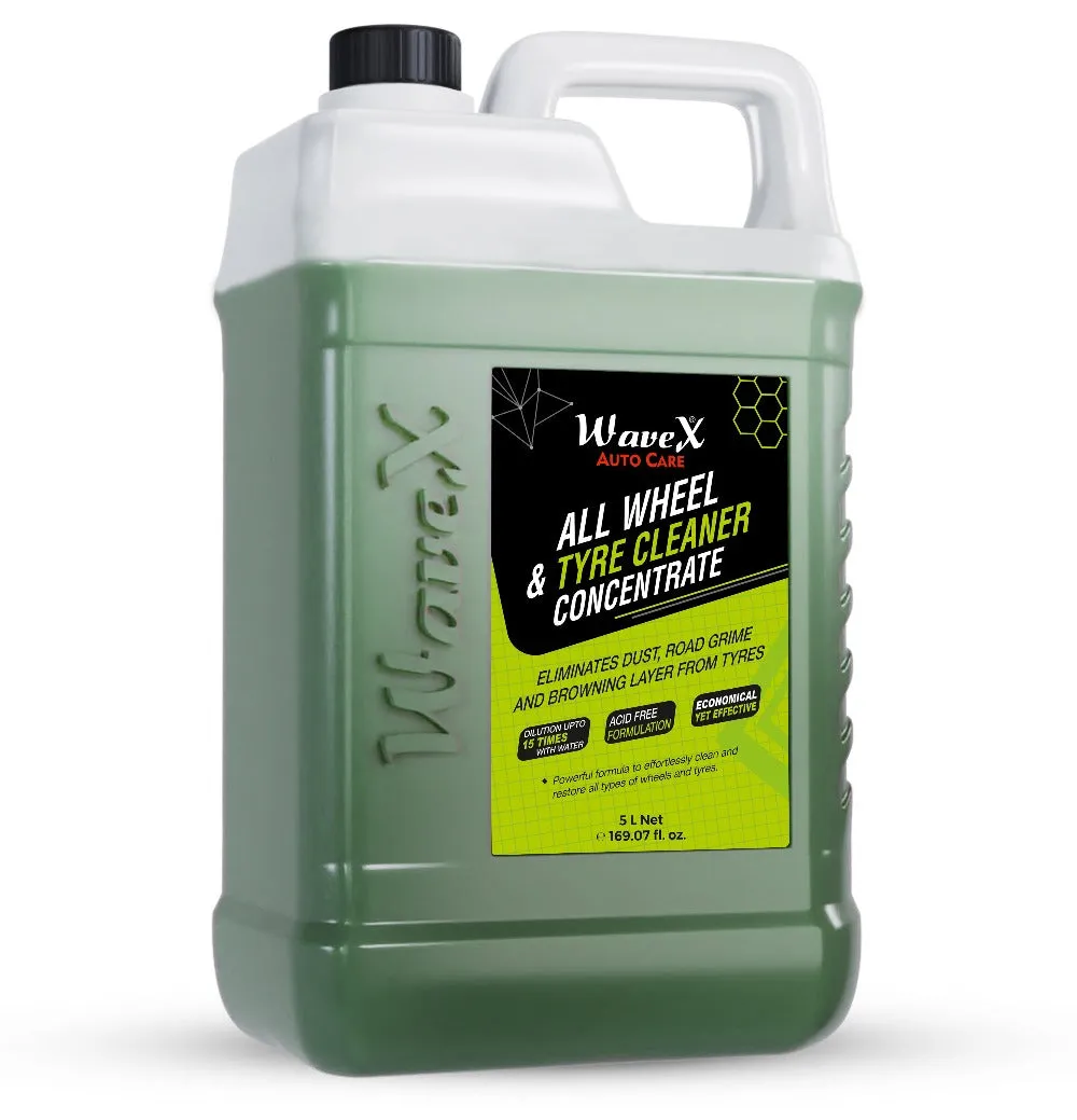 All Wheel And Tyre Cleaner for Car Concentrate | Acid Free Formulation - All Wheel Safe