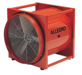 Allegro® 19" X 22" X 22 1/2" 7500 cfm 2 hp 115/230 VAC 21/10.5 A Motor Cold Rolled Steel High Output Axial Blower**FREE SHIPPING**