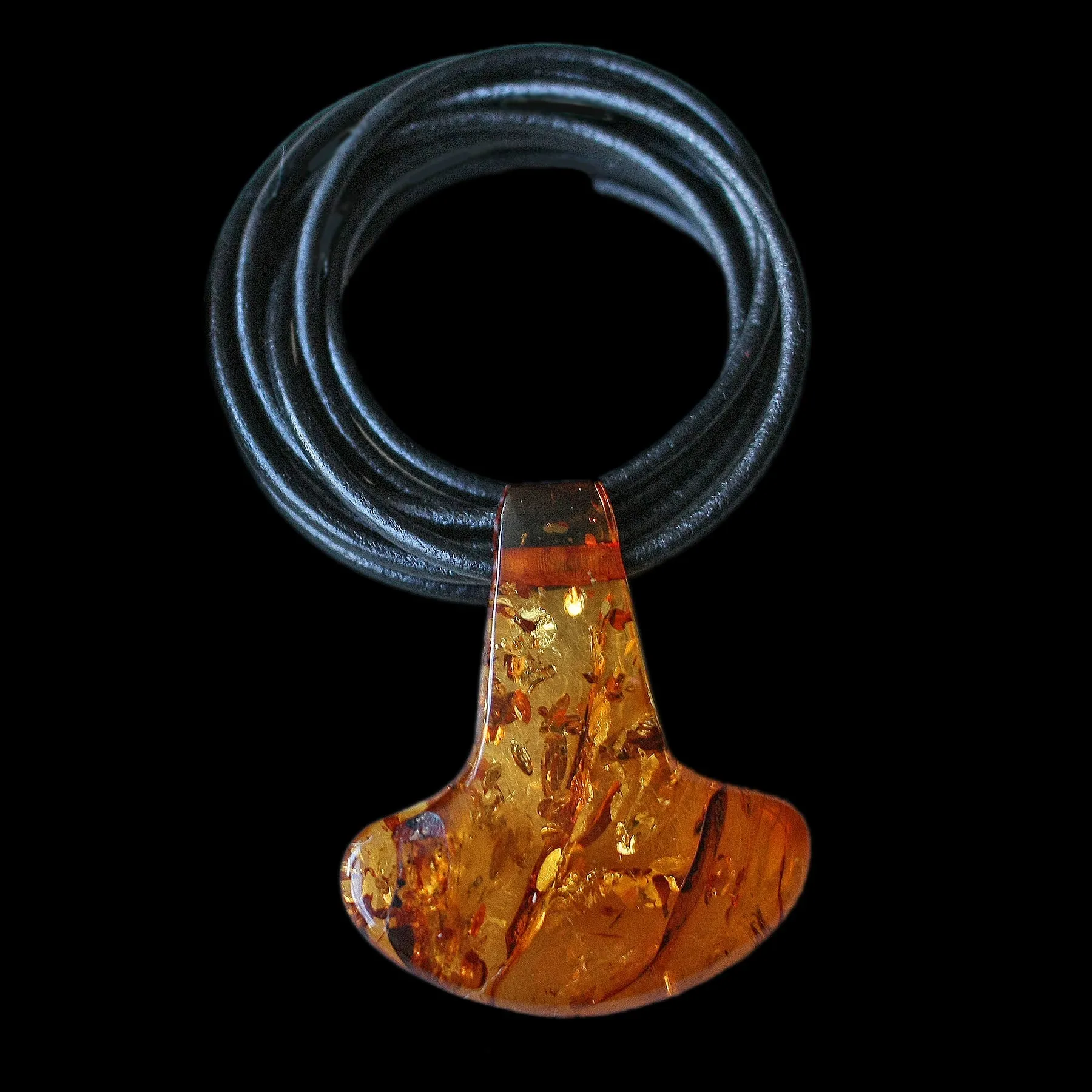 Amber Thors Hammer Pendant