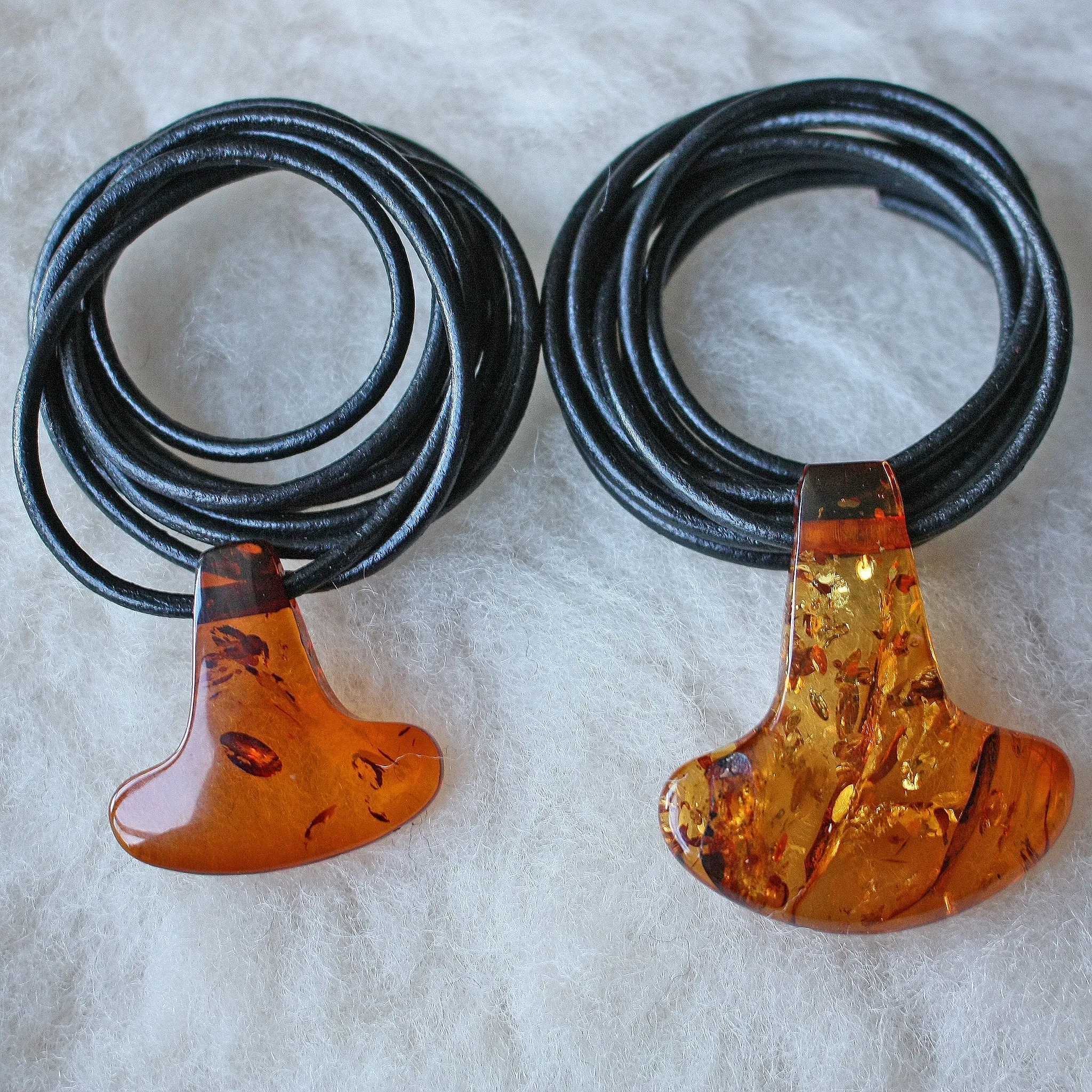 Amber Thors Hammer Pendant