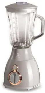 Berlingerhaus Blender 600W1.5L Capacity 2Speed PulseGlass Jar 4Stainless Steel BladesO