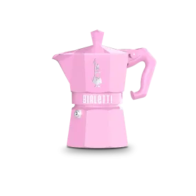 Bialetti Moka Exclusive 3 Cup Stovetop Espresso Maker, Pink