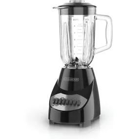 Black & Decker 10-Speed Glass Jar Blender - Black