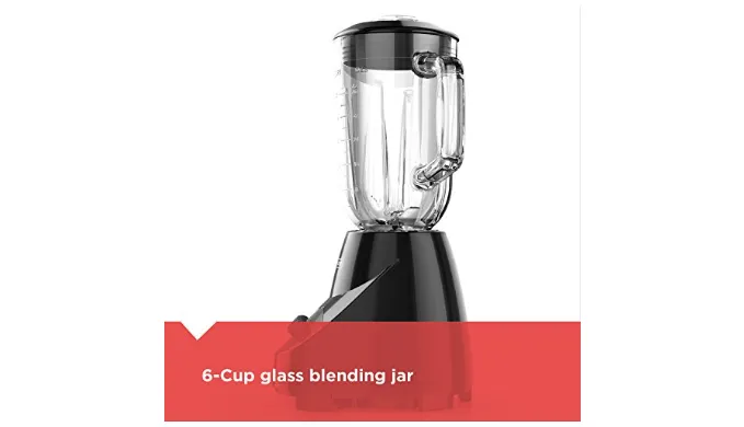 BLACK DECKER 10-Speed Countertop Blender w/ 5-Cup Glass Jar (Certified Refurbished) - Ships Next Day!