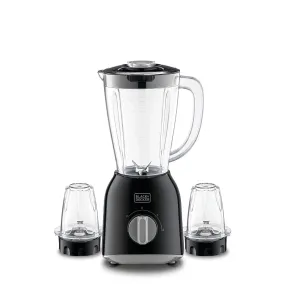 Black   Decker B D_400W Blender With 2 Grinders Black