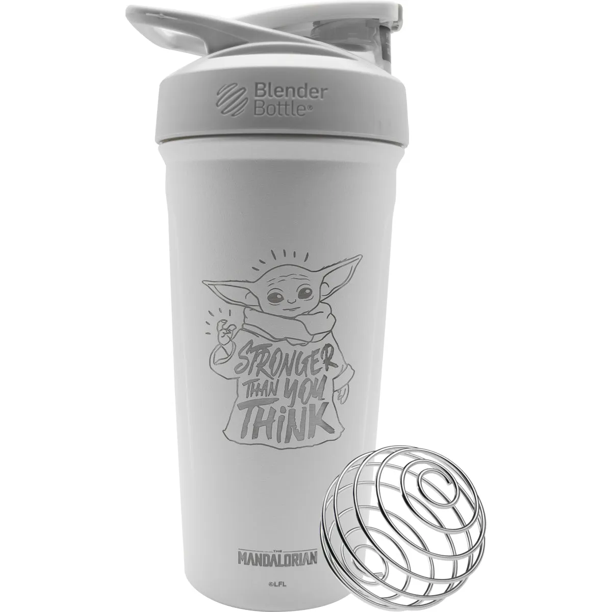 Blender Bottle The Mandalorian Strada 24 oz. Insulated Stainless Steel Shaker