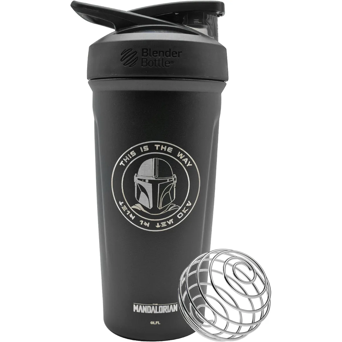 Blender Bottle The Mandalorian Strada 24 oz. Insulated Stainless Steel Shaker