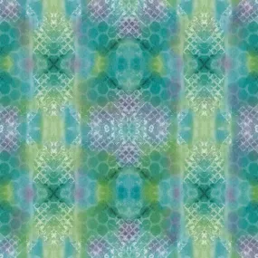 Blender Fabric, Green 16, Kaleidoscope Geometric Green 4960