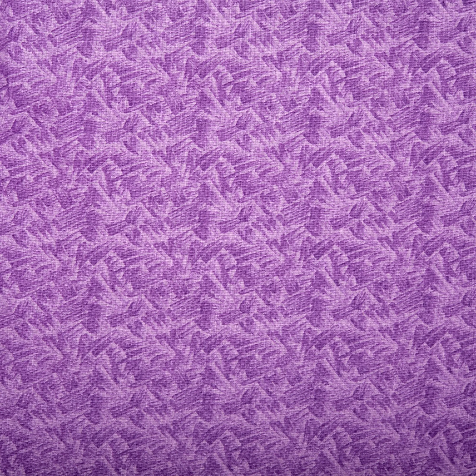 Blenders - Cotton Print - Grass - Lavender