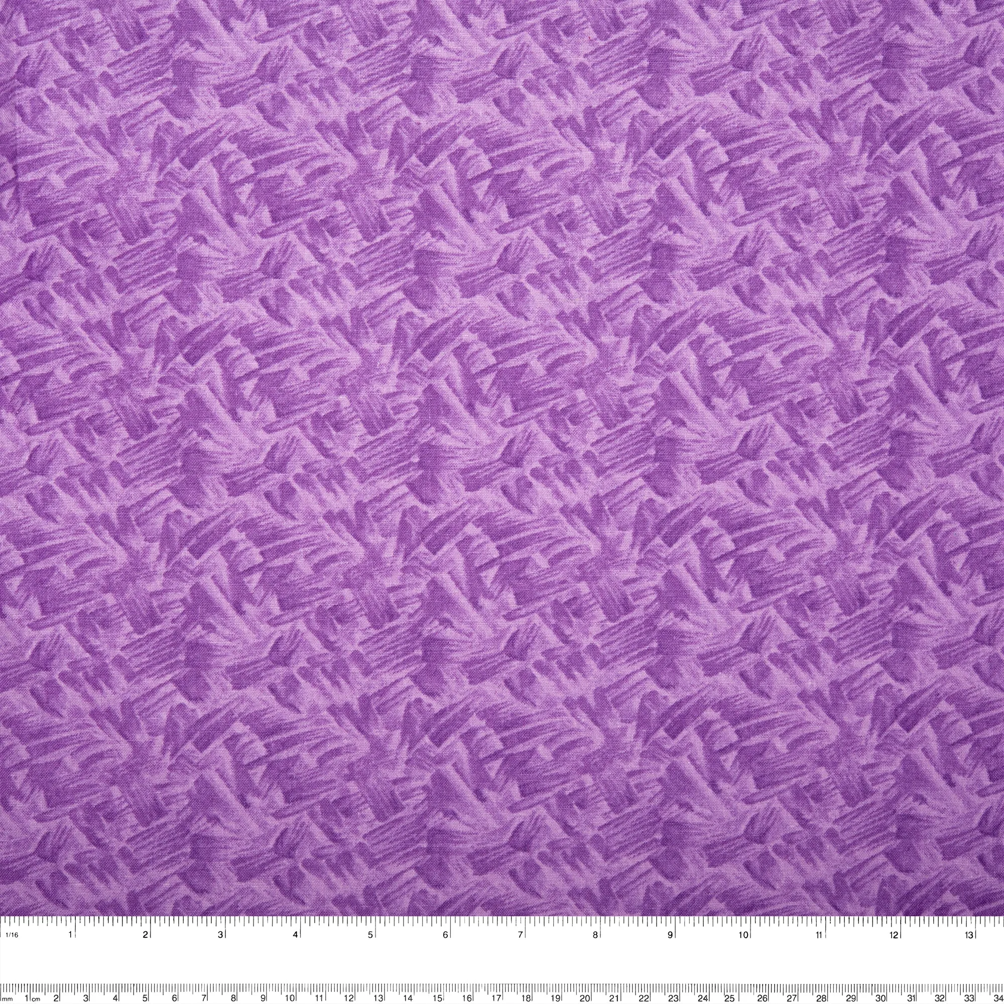 Blenders - Cotton Print - Grass - Lavender