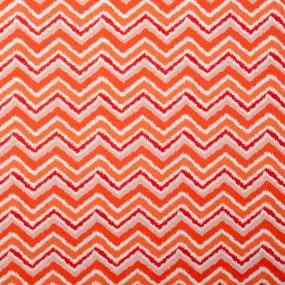 Blenders Cotton Print - Herringbone - Orange