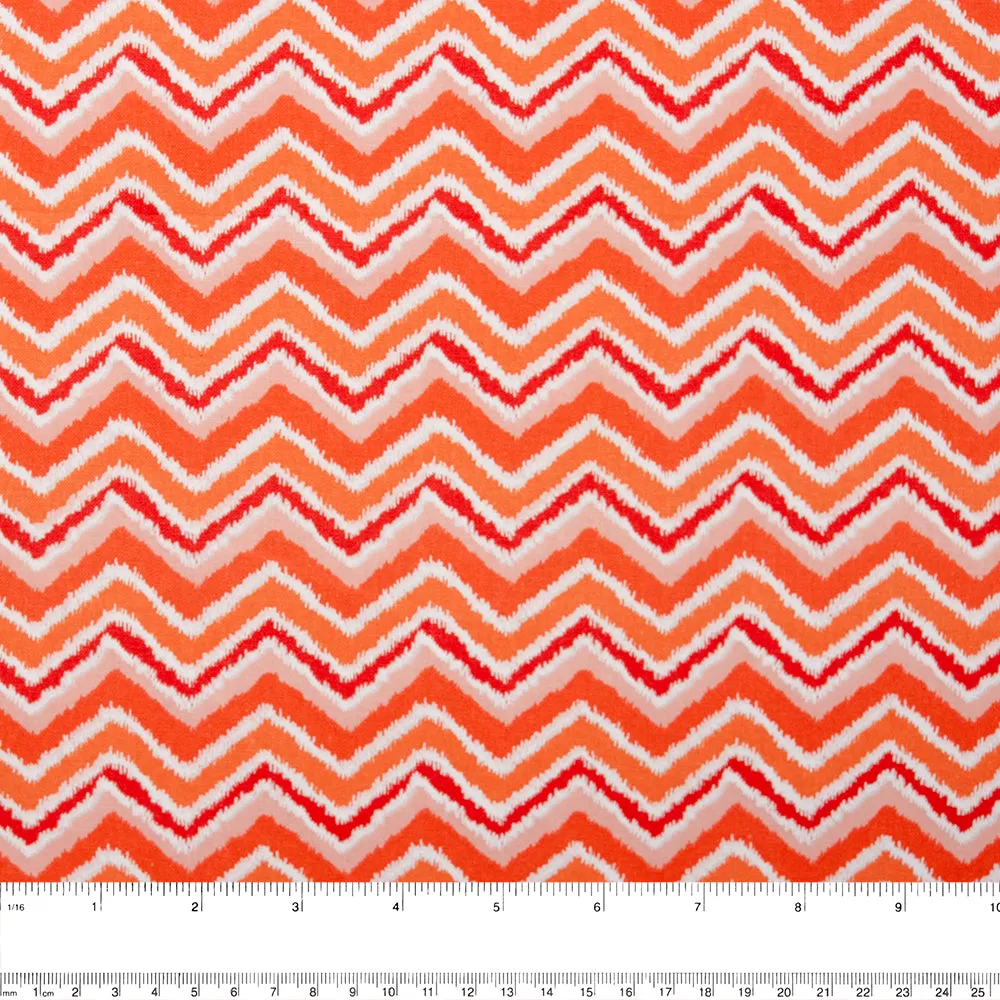 Blenders Cotton Print - Herringbone - Orange