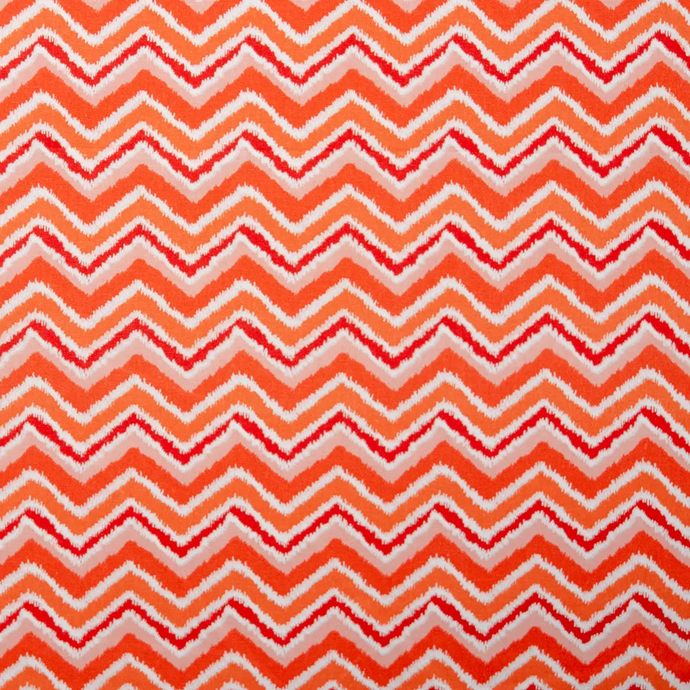 Blenders Cotton Print - Herringbone - Orange