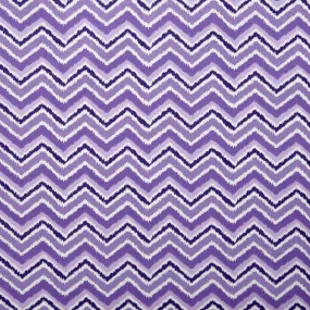 Blenders Cotton Print - Herringbone - Purple