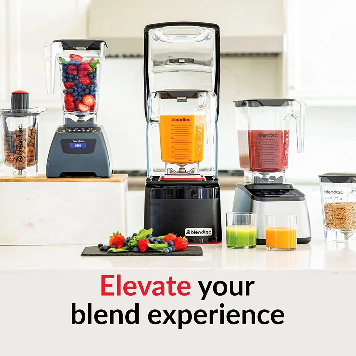 Blendtec Total Classic 75oz FourSide Jar Blender Black - Certified Refurbished