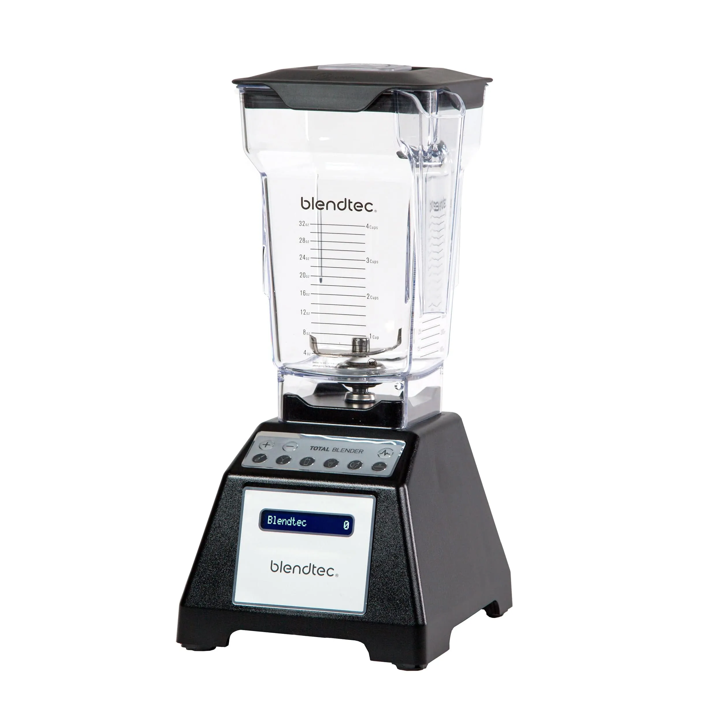 Blendtec Total Classic 75oz FourSide Jar Blender Black - Certified Refurbished