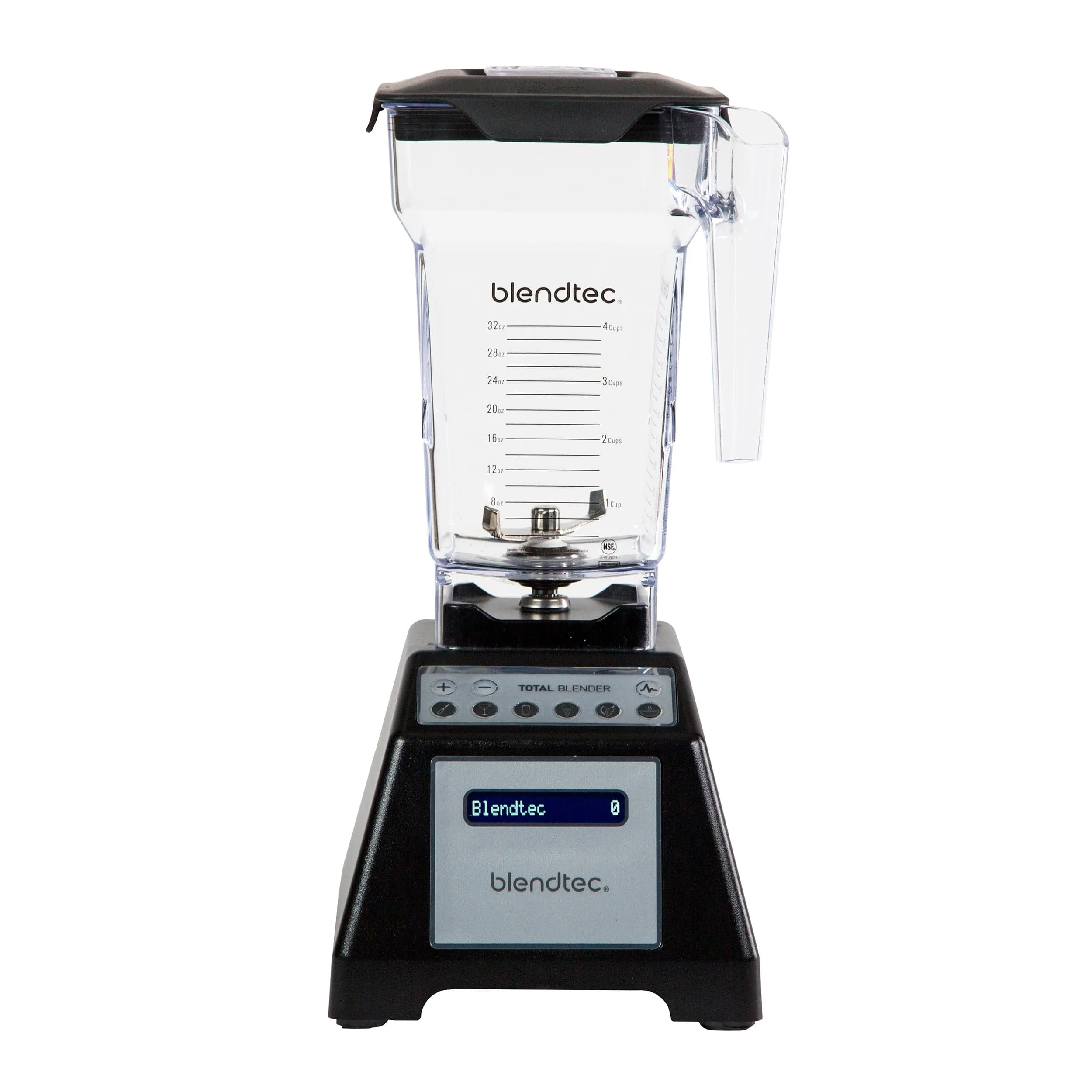 Blendtec Total Classic 75oz FourSide Jar Blender Black - Certified Refurbished