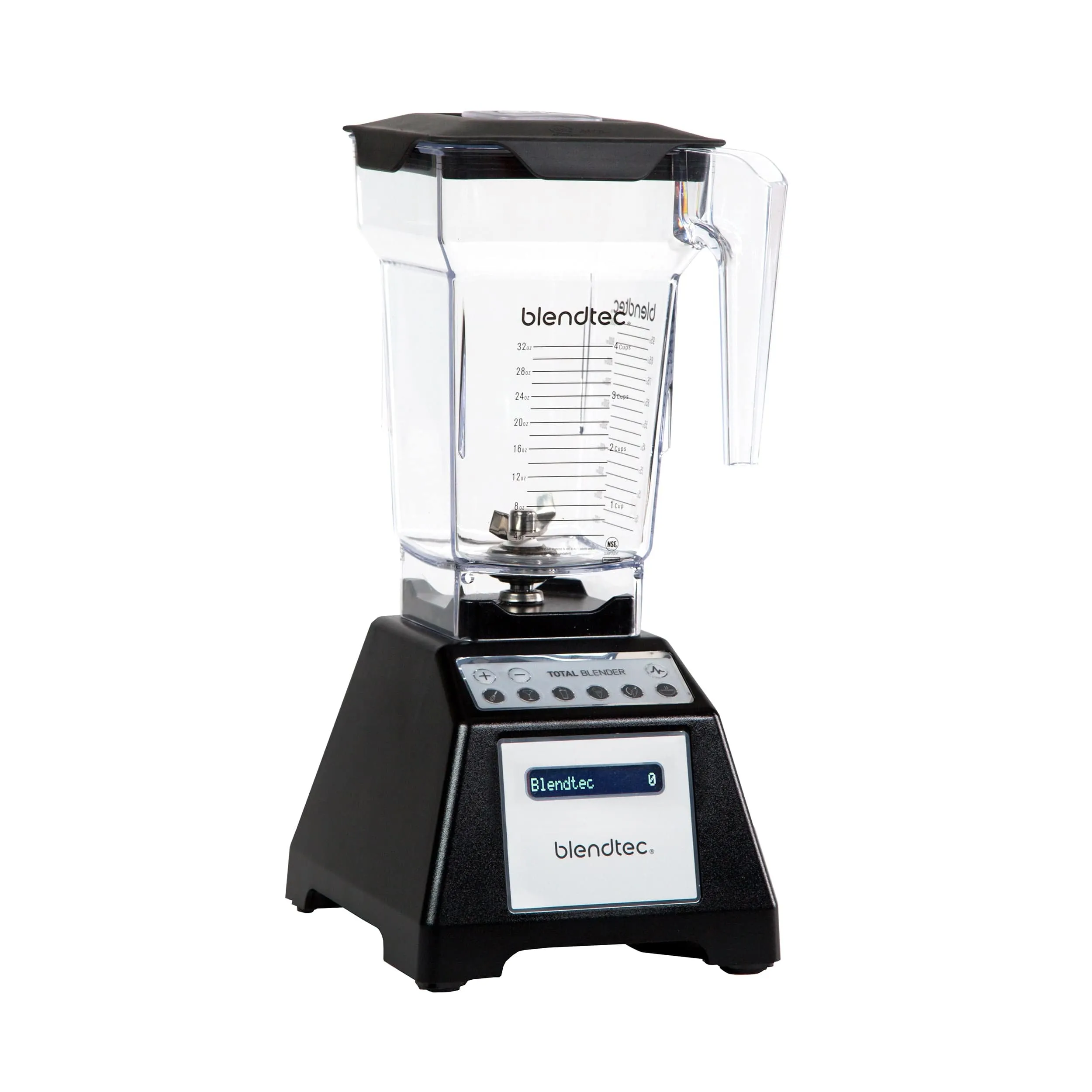 Blendtec Total Classic 75oz FourSide Jar Blender Black - Certified Refurbished