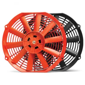 BLOX Electric Slim Radiator Fan (12" Fan - 1550 CFM) Black or Red