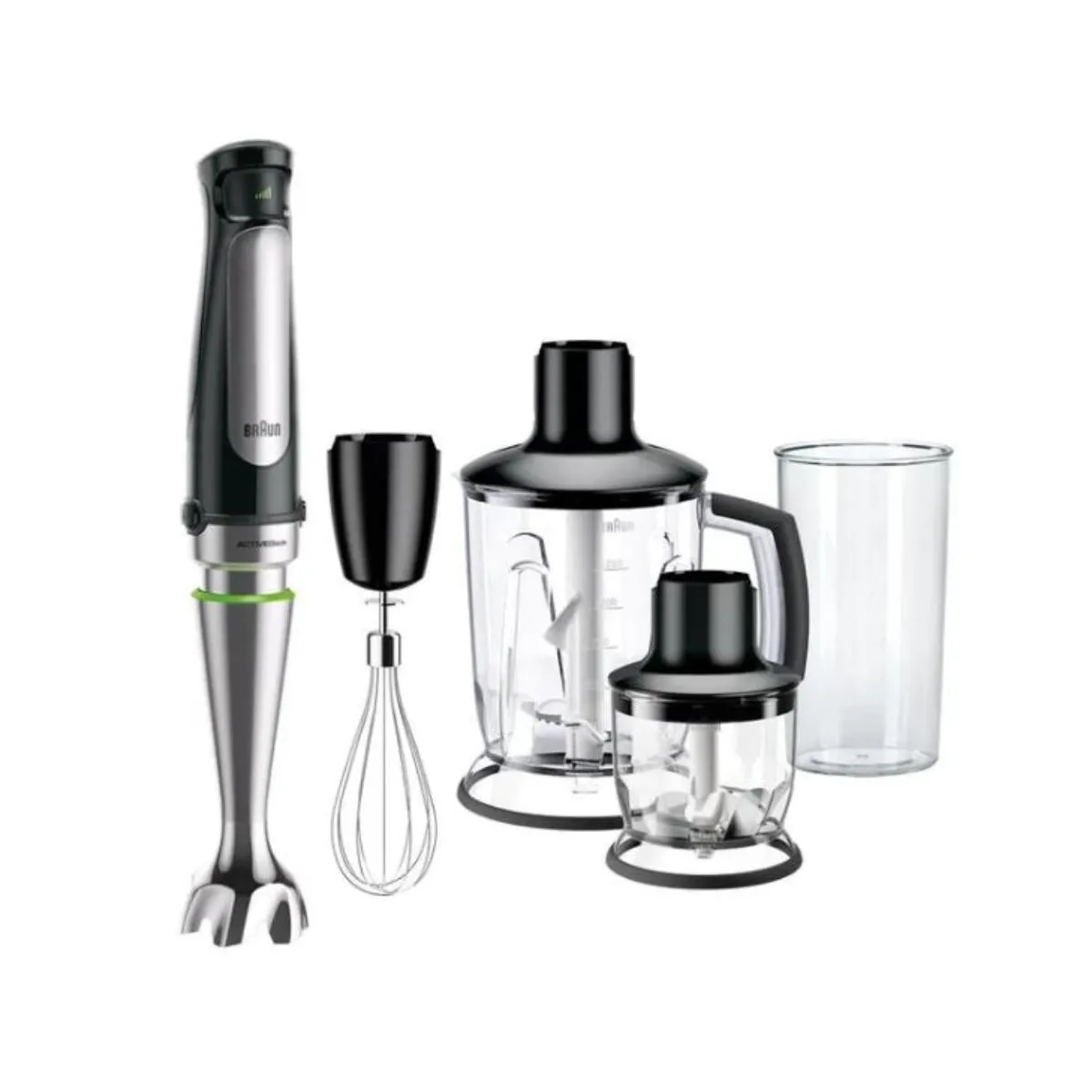 Braun Multiquick 7 Hand Blender Aperitif Includes 4 Attachments 350 Ml Chopper Whisk And