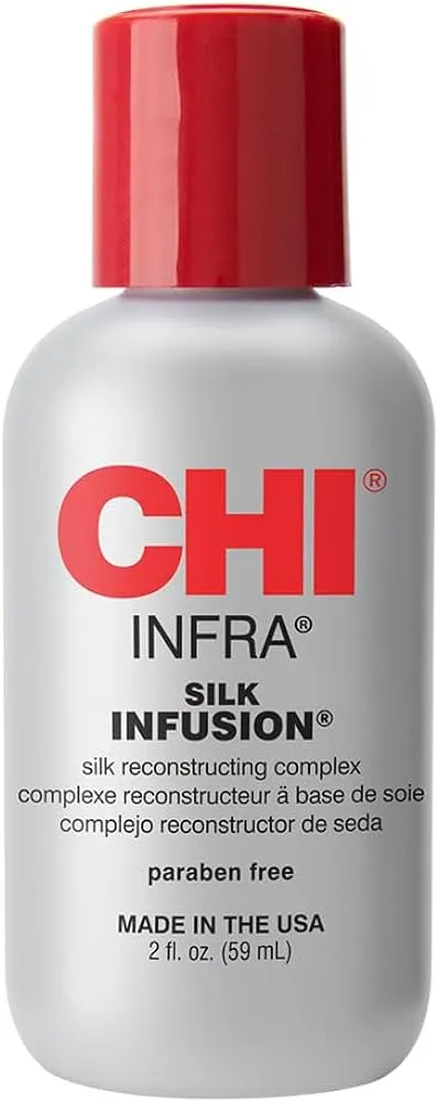 CHI Silk Infusion Damaged Dry Hair Repair Shine Serum Oil Heat Protection 15ml