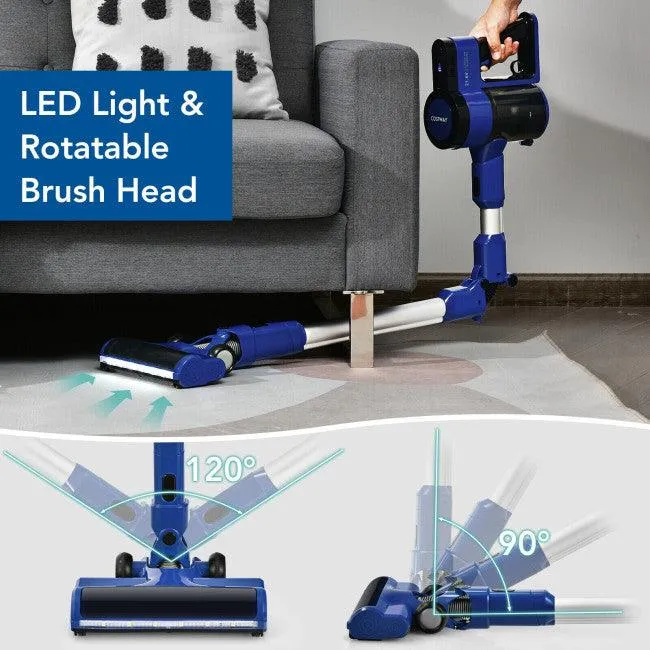 Costway 3-in-1 Handheld Cordless Stick Vacuum Cleaner with 6-cell Lithium Battery 21859643