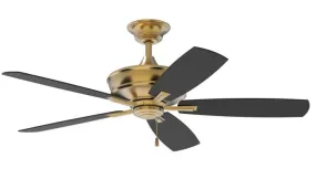 Craftmade SLN56SB5 - 56 Inch Ceiling Fan w/Blades Satin Brass