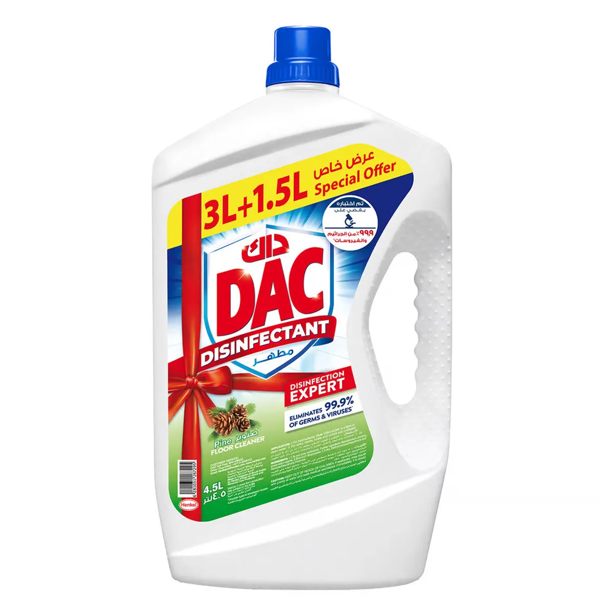 Dac Disinfectant Floor Cleaner Pine 4.5L