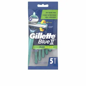 Disposable Razor Gillette Blue II Plus Slalom 5 Units