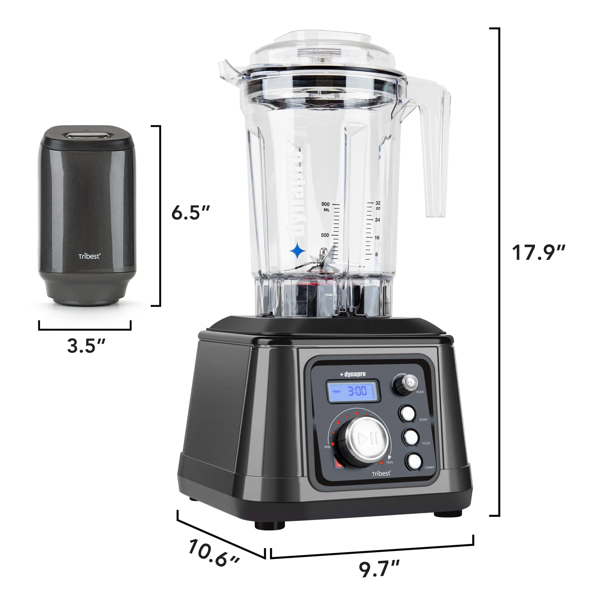 Dynapro Commercial High-Speed Vacuum Blender