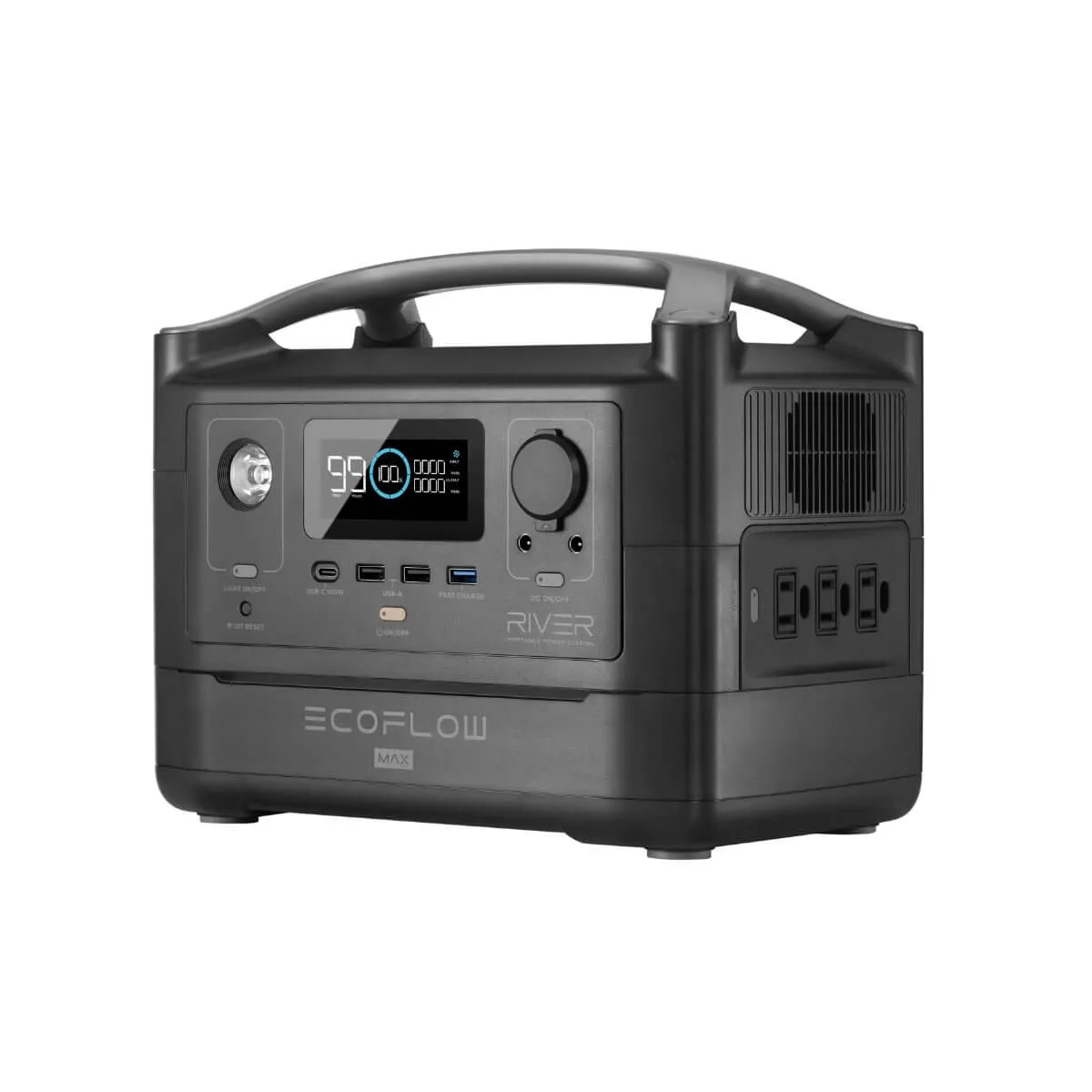 EcoFlow RIVER MAX Portable Power Station Solar Generator