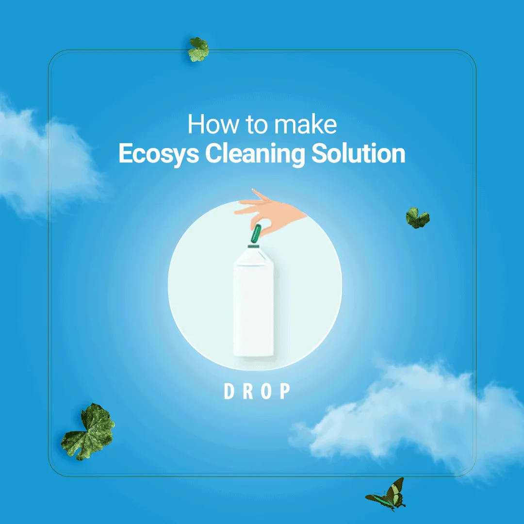 Ecosys Glass Cleaner | 2X More Shine | Streak-free Shine