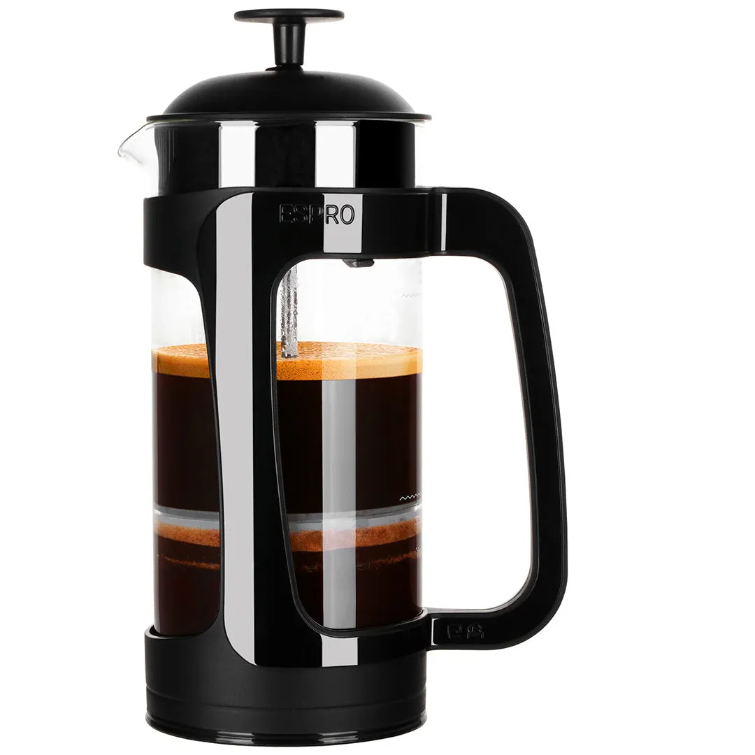 ESPRO P3 French Press Coffee Maker - Black (18oz / 532ml)