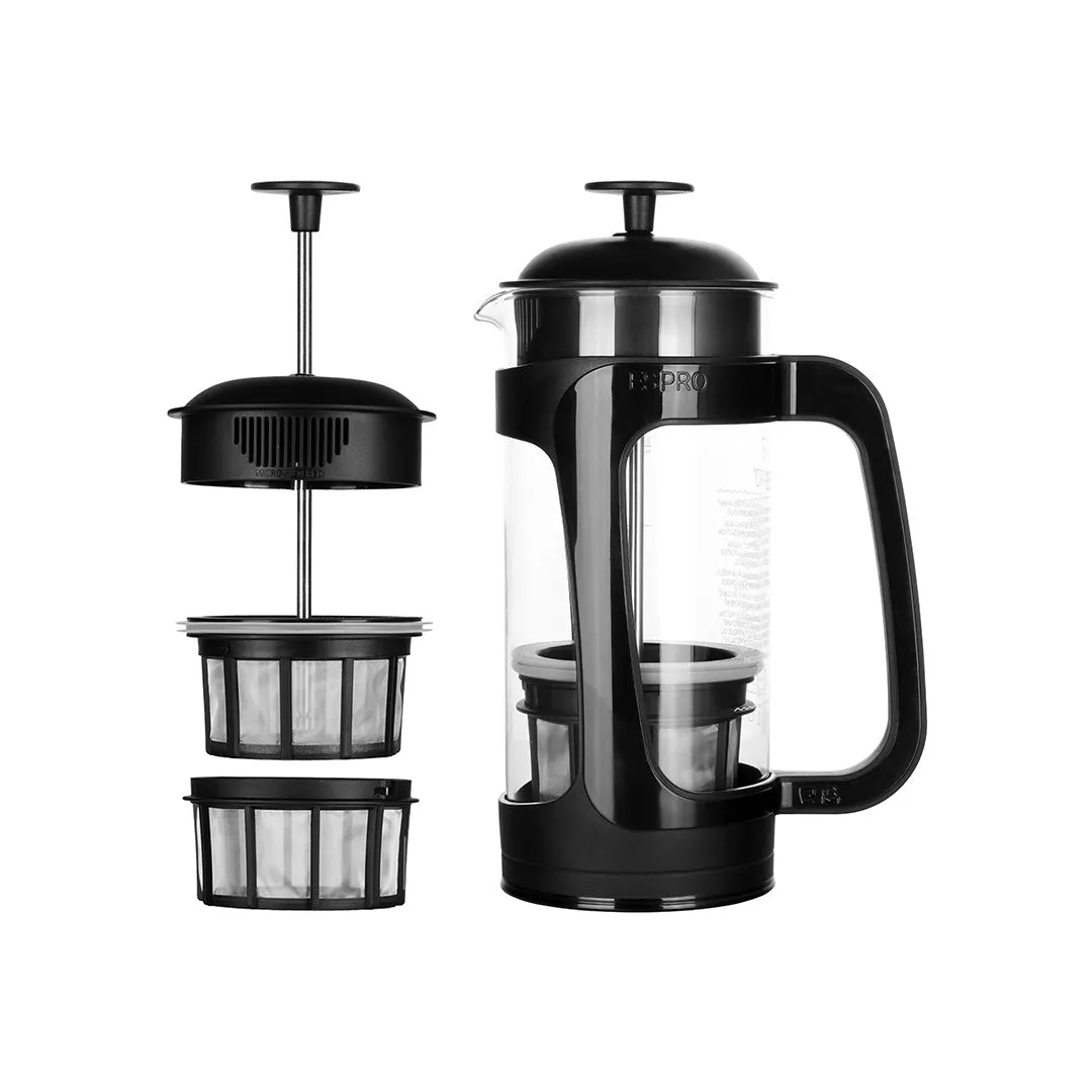 ESPRO P3 French Press Coffee Maker - Black (18oz / 532ml)