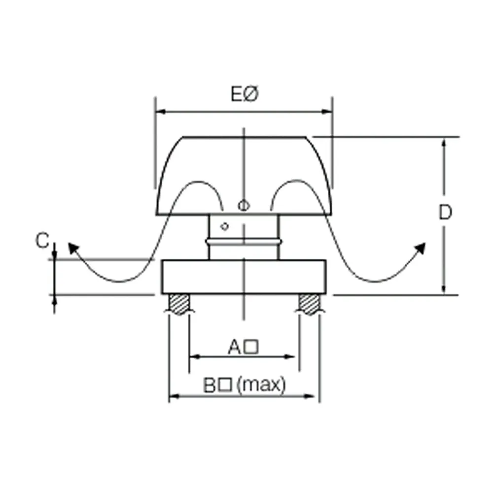 Ezifit Thru Roof Exhaust Fan BAL-40 Series with Bushfire Compliance