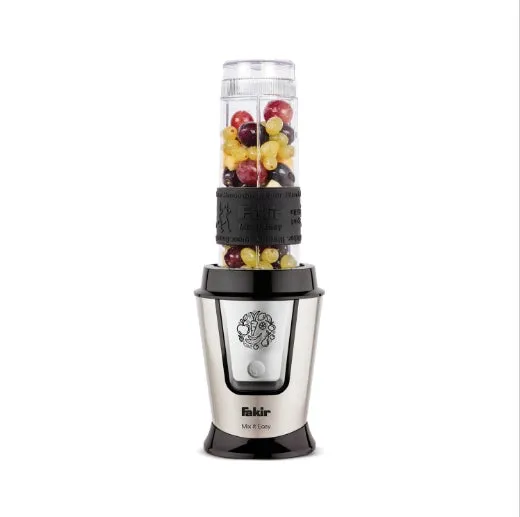 Fakir Personal Blender Black 500 Watt 2 Speeds 0.57 L Motor Stainless Steel