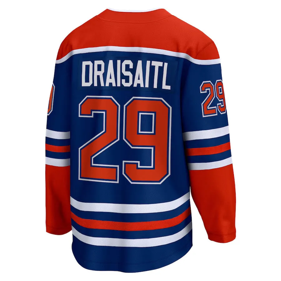 Fanatics Men's NHL Edmonton Oilers Leon Draisaitl Breakaway Home Jersey